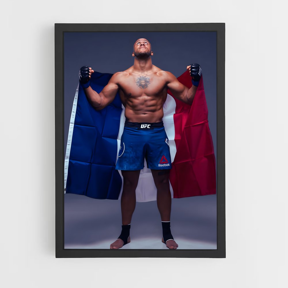 Poster Ciryl de gane – affiche MMA (vue 2)